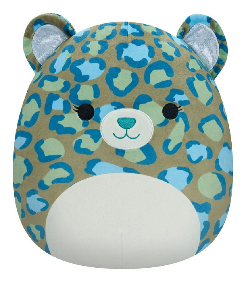 Squishmallows -12in Enos the Dark Green Leopard