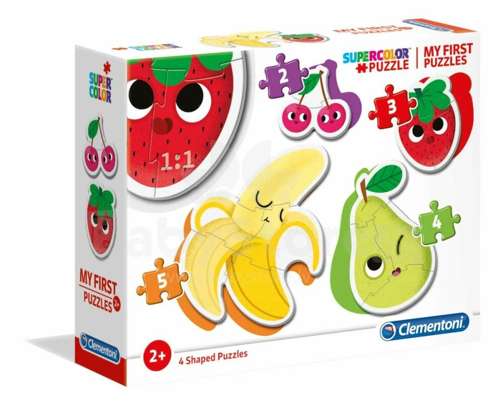 Clementoni 2-3-4-5 My First Puzzles Fruits