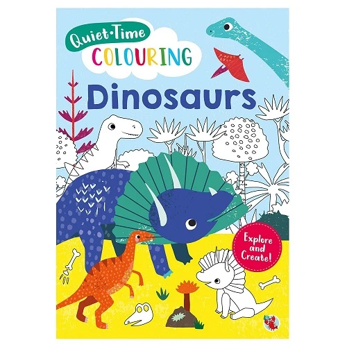 Quiet Time Colouring Book – Dinosaurs