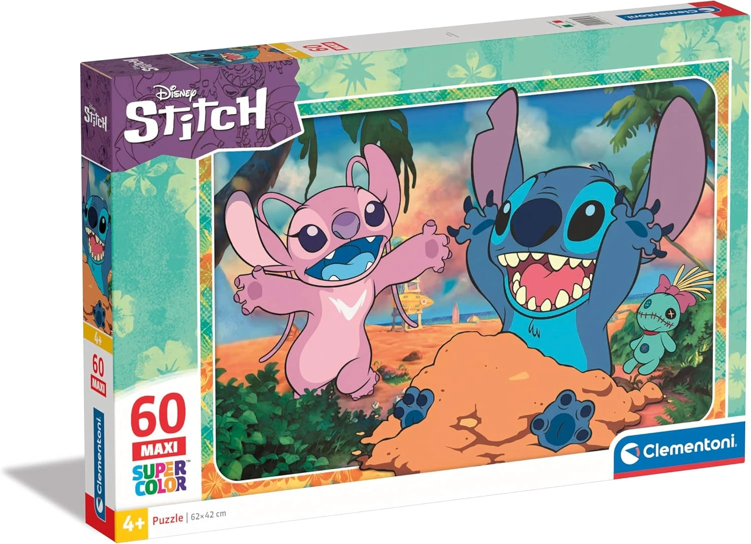 Clementoni Maxi Puzzle Disney Stitch 60 Pcs