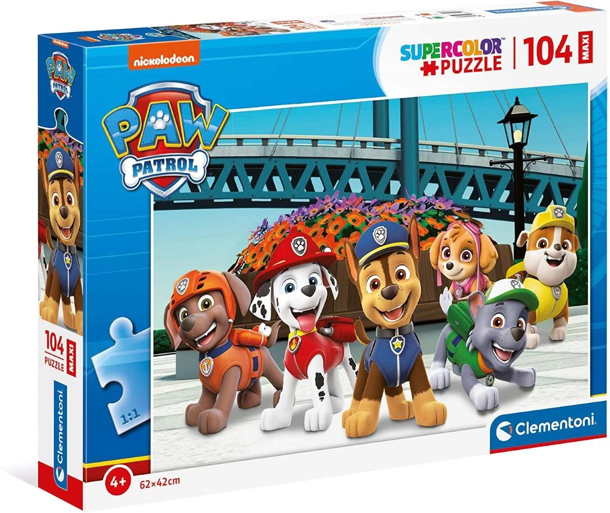 Clementoni Puzzle Paw Patrol Maxi 104 Pcs