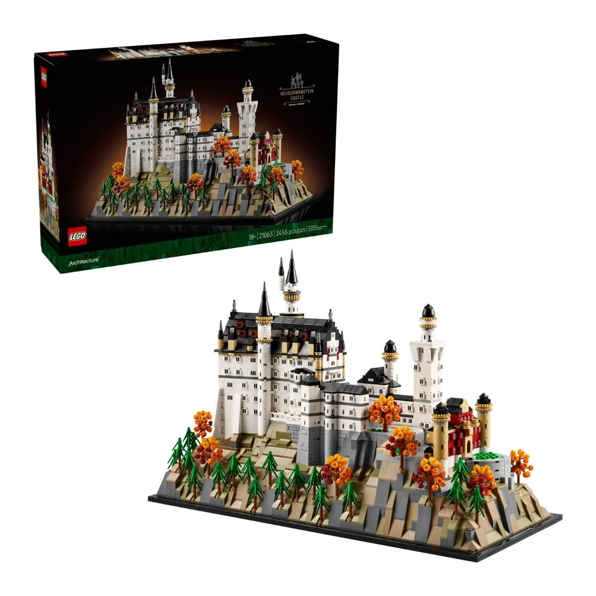 LEGO Architecture Neuschwanstein Castle 3455 Pcs