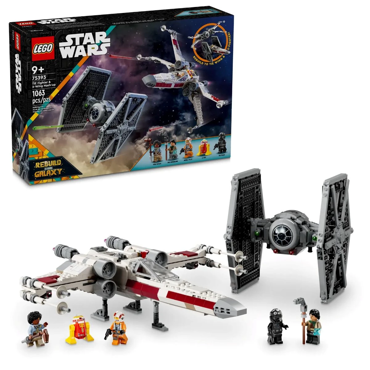 LEGO Star Wars Tie Fighter & X-Wing Mash 1063 Pcs