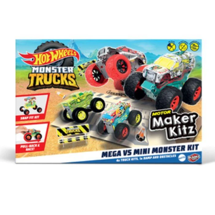 Hot Wheels Monster Truck Motor Kitz Craft Set